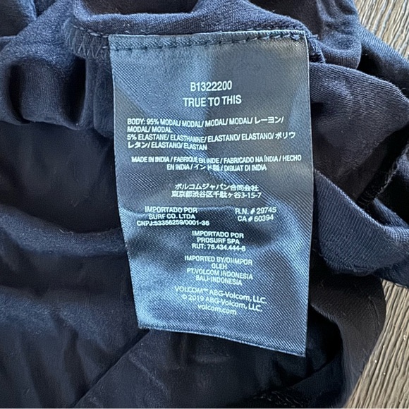 Volcom SWINGIN SUMMER MINI DRESS - BLACK - Picture 9 of 12